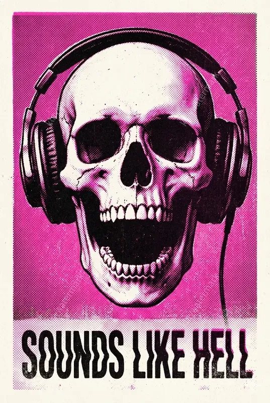 Vintage Risograph Halftone Posters