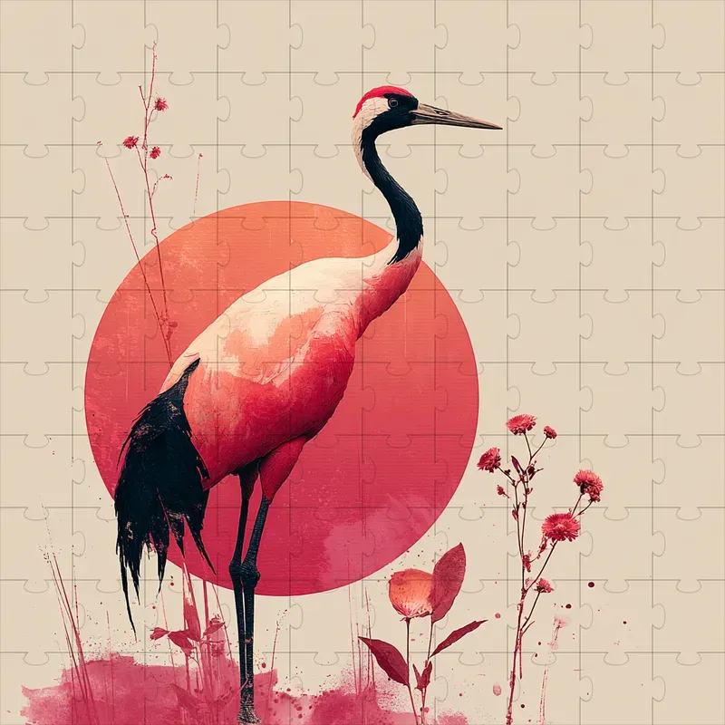 Ink Wash Minimal Asian Poster Art