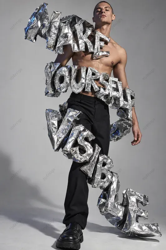 Wearable Word Sculptures