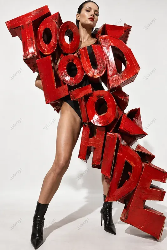 Wearable Word Sculptures