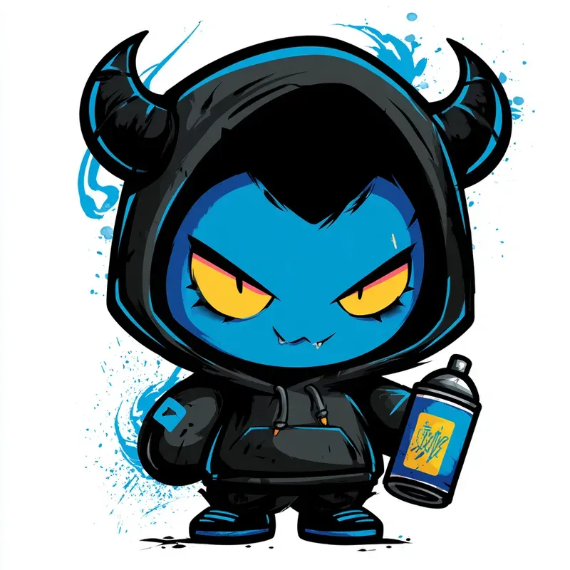 Kawaii Punk Mascot Vectors
