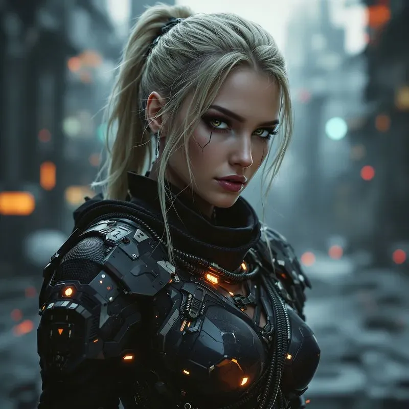 Futuristic Cyberpunk Scifi Dystopian Art