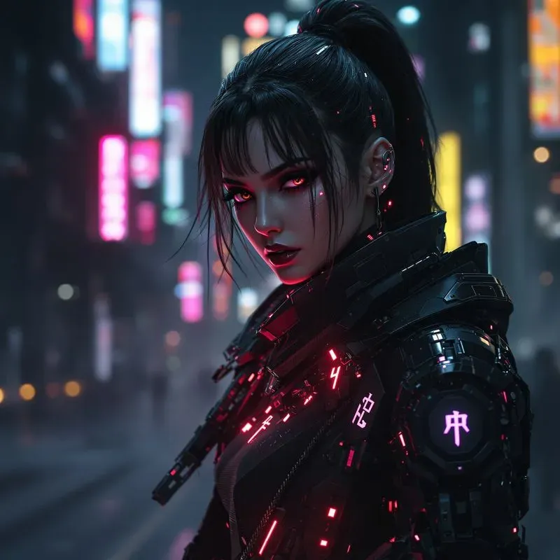 Futuristic Cyberpunk Scifi Dystopian Art