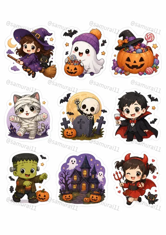 Premium A4 Sticker Sheet Generator