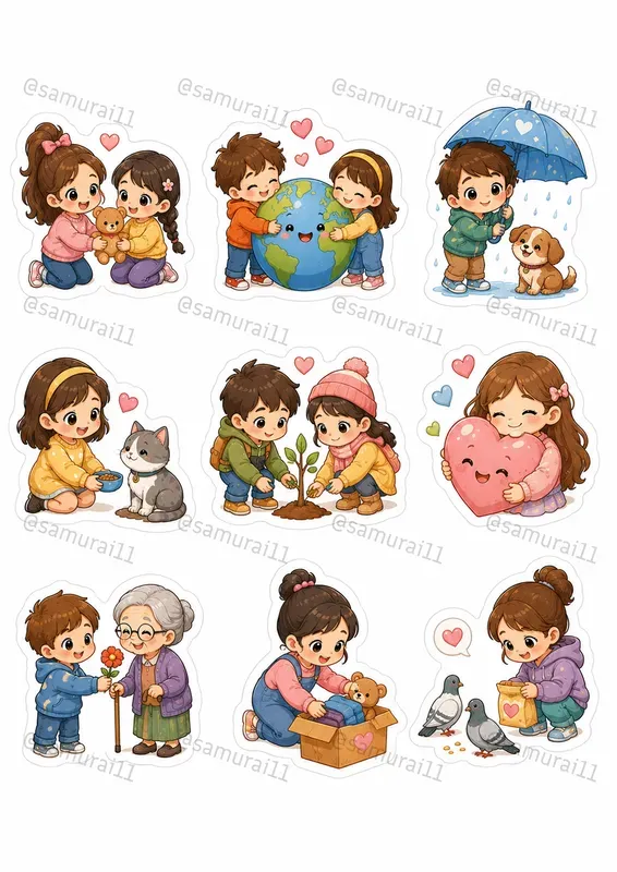 Premium A4 Sticker Sheet Generator