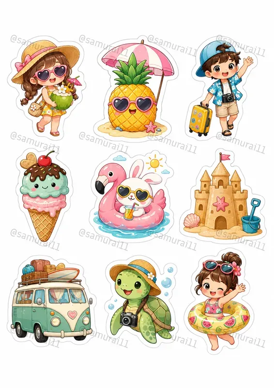 Premium A4 Sticker Sheet Generator