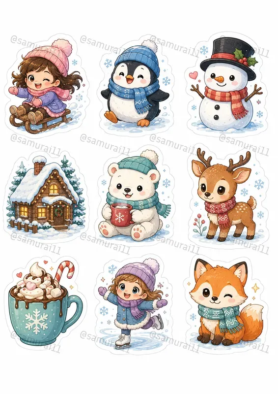 Premium A4 Sticker Sheet Generator