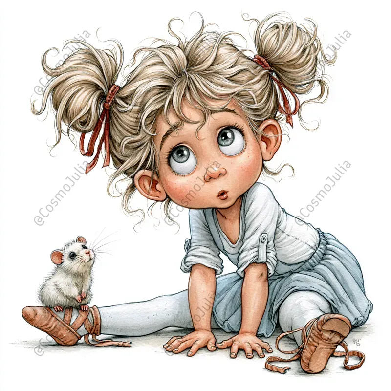 Cute Kids And Pets Clipart