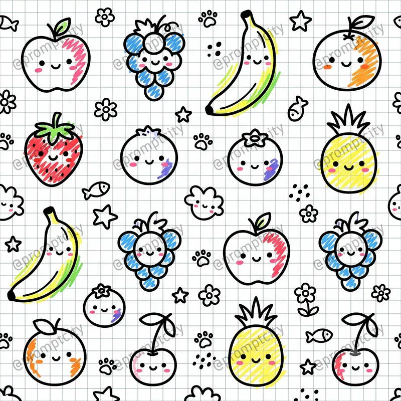 Notebook Doodle Prints