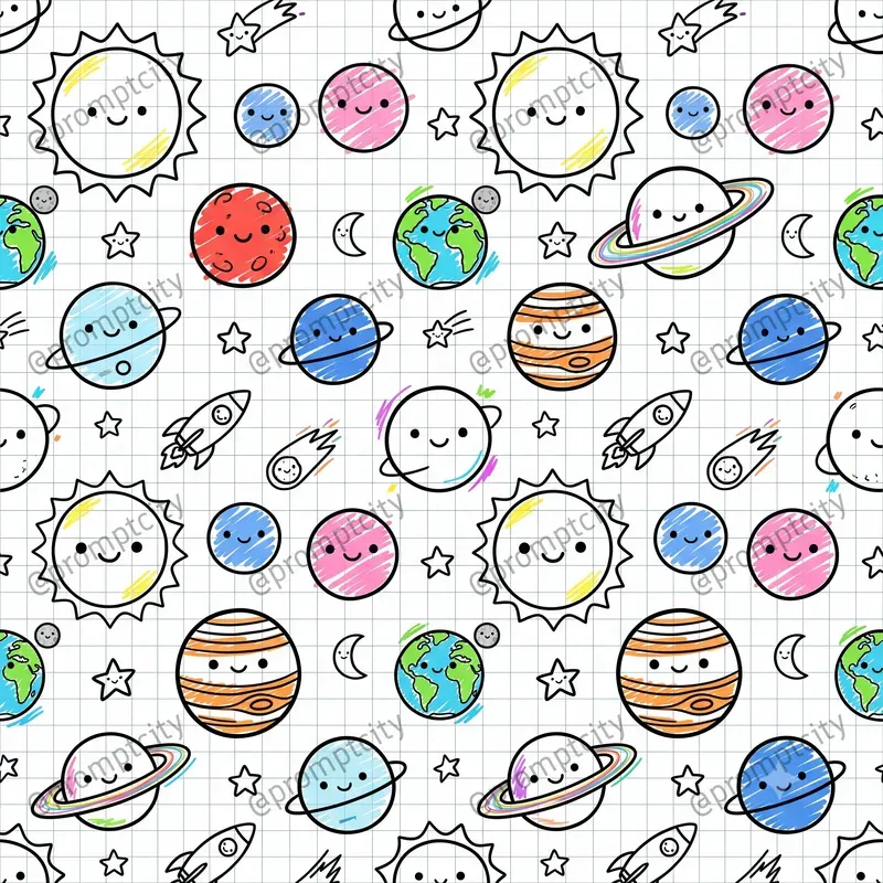 Notebook Doodle Prints