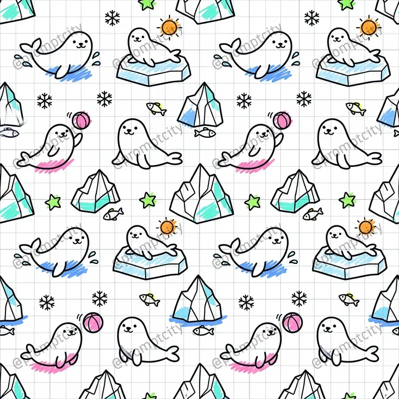 Notebook Doodle Prints