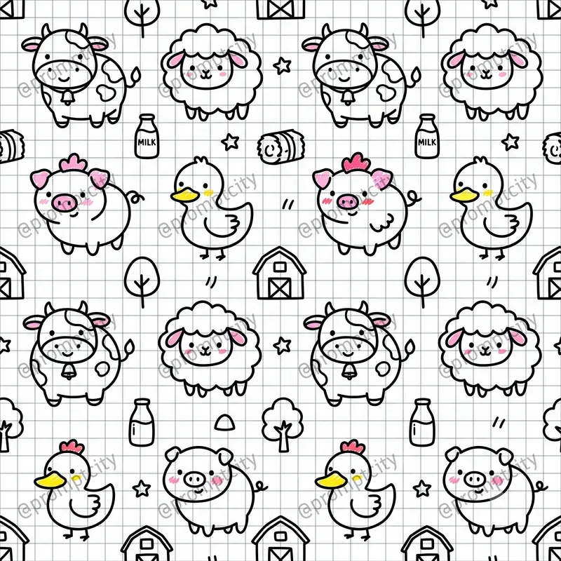 Notebook Doodle Prints