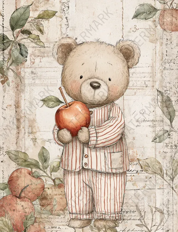 Vintage Apples Ephemera Papers
