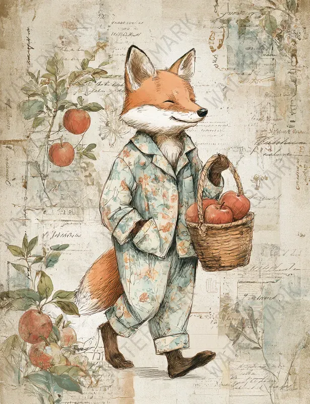 Vintage Apples Ephemera Papers