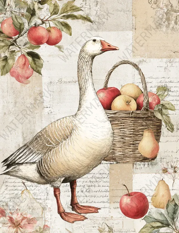 Vintage Apples Ephemera Papers