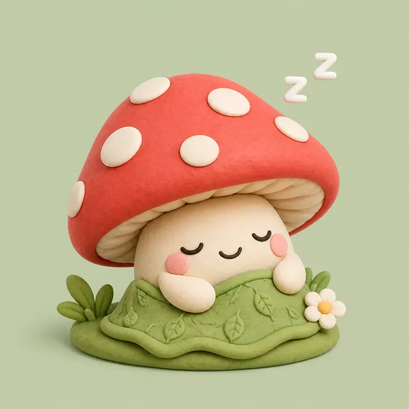 Kawaii 3D Claymation Sticker Cliparts