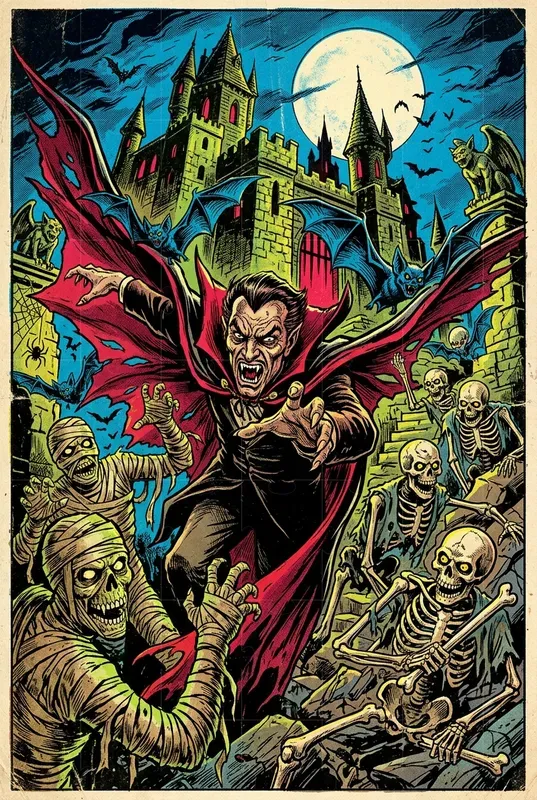 Vintage Horror Comic Art