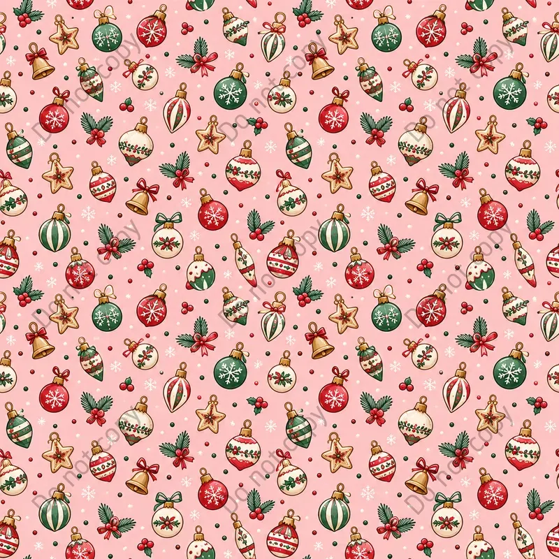 Ditsy Christmas Seamless Patterns