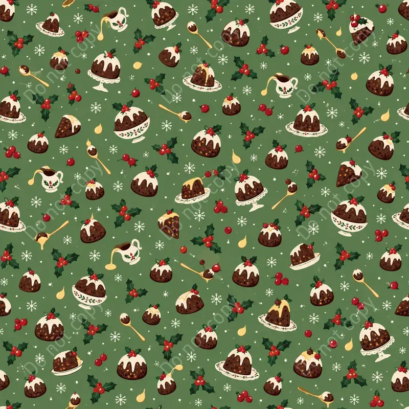 Ditsy Christmas Seamless Patterns