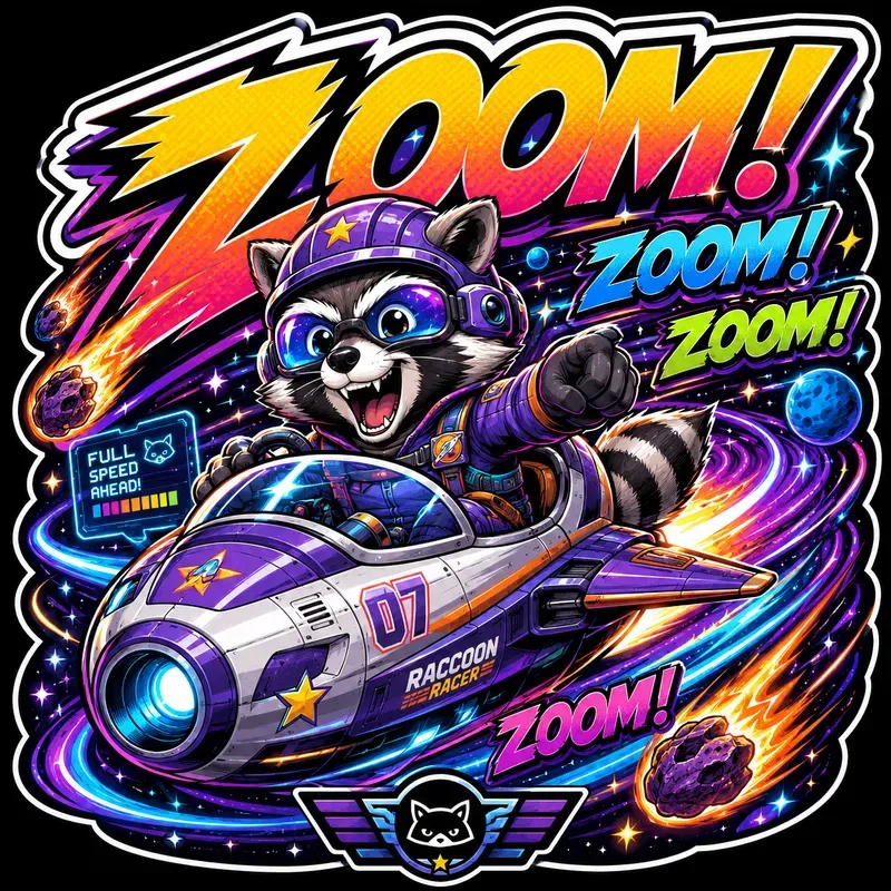 Retro Speed Mascot Stickers
