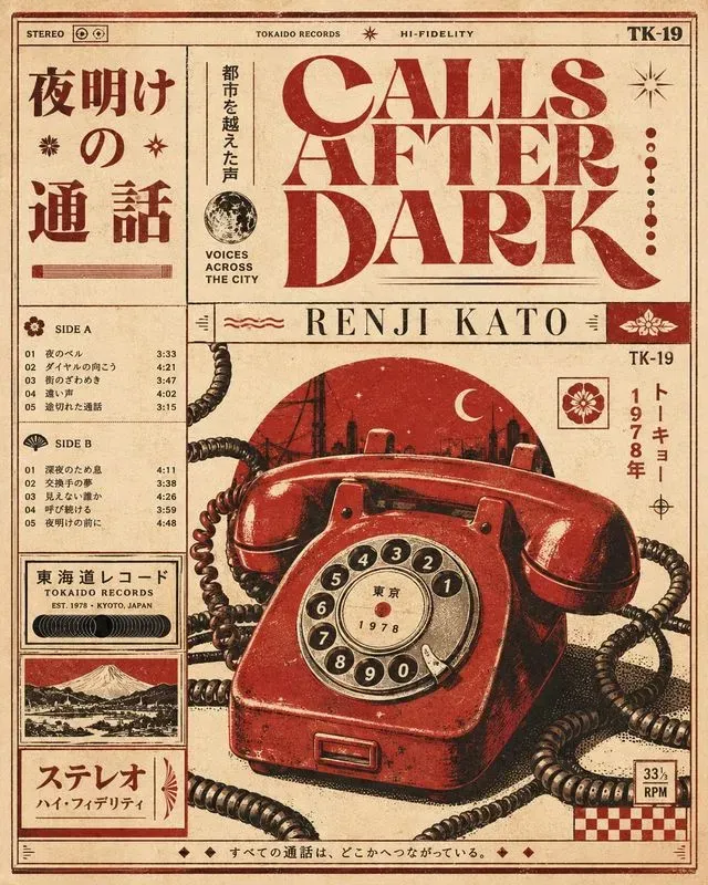 Retro Tokyo Album Posters