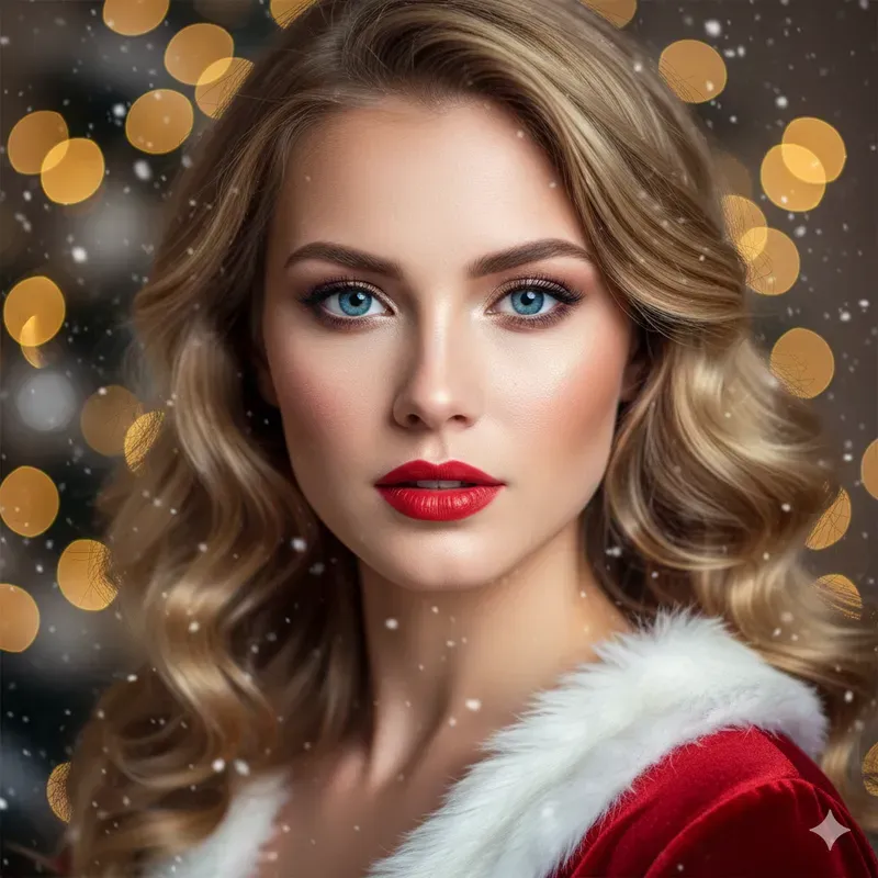 Cinematic Christmas Portraits Of Females