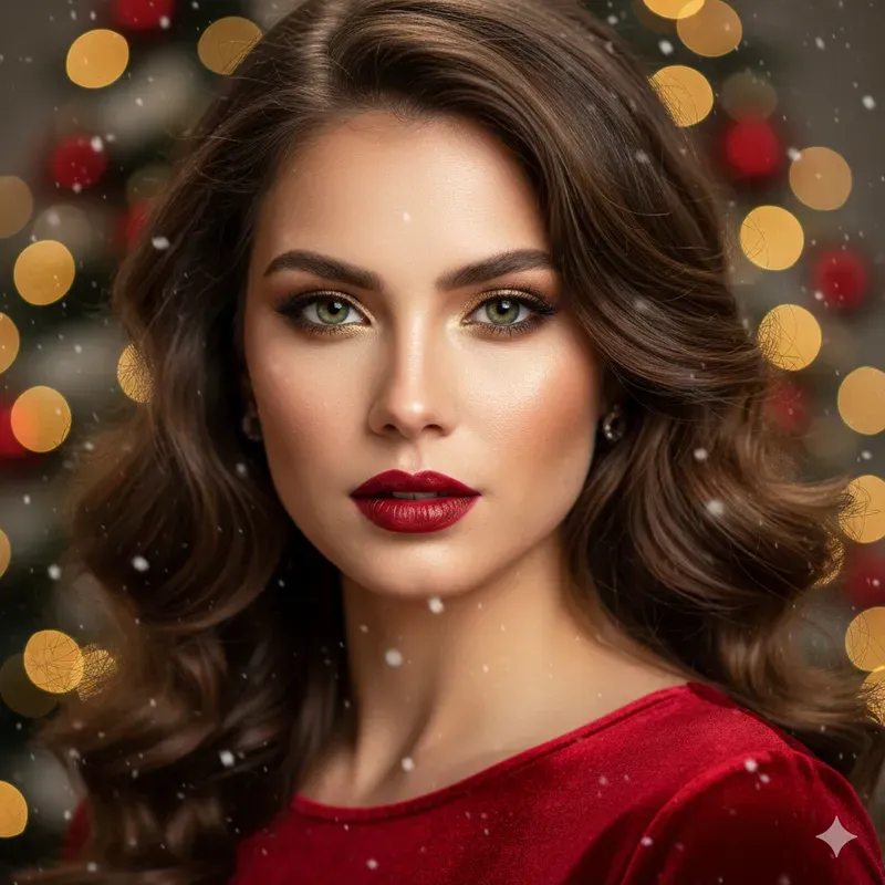 Cinematic Christmas Portraits Of Females