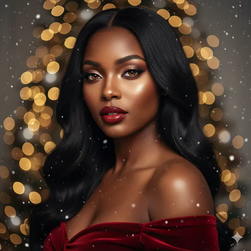 Cinematic Christmas Portraits Of Females