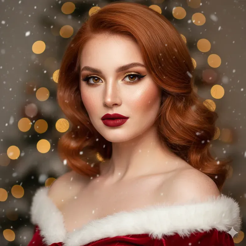 Cinematic Christmas Portraits Of Females