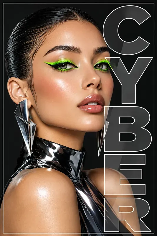 Bold Typography Fashion Portraits