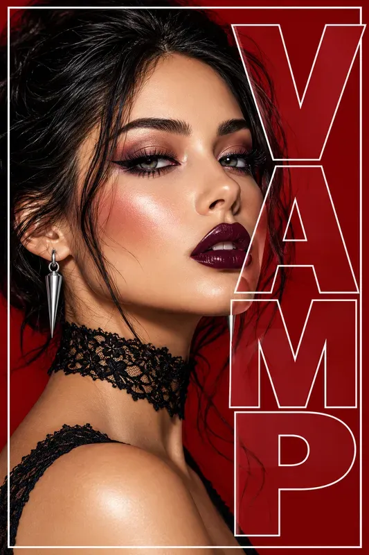 Bold Typography Fashion Portraits