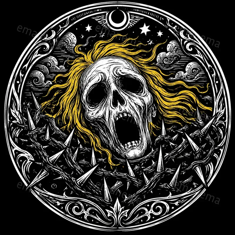 Vintage Occult Vibe Illustrations