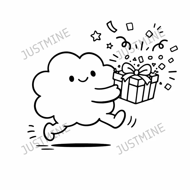 Cute Party Doodle Illustrations