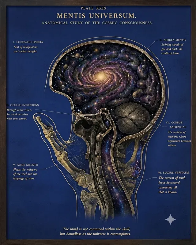 Cosmic Human Anatomy Vintage Art Bundles