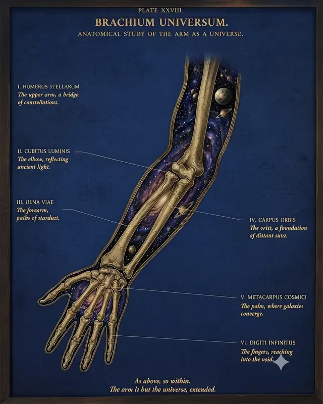 Cosmic Human Anatomy Vintage Art Bundles