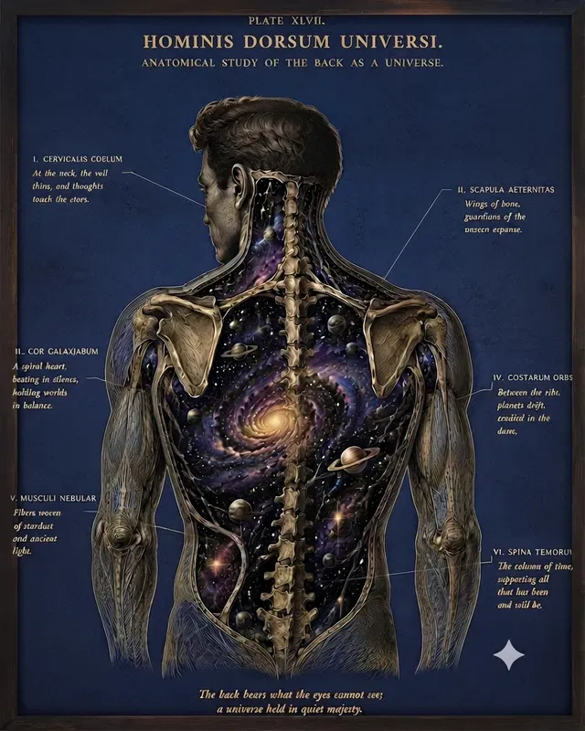 Cosmic Human Anatomy Vintage Art Bundles