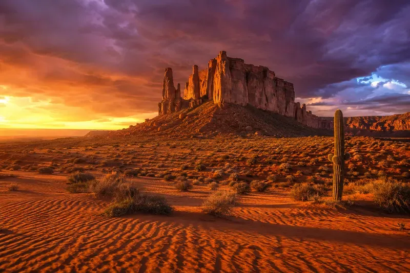 Cinematic Desert Landscape Photography