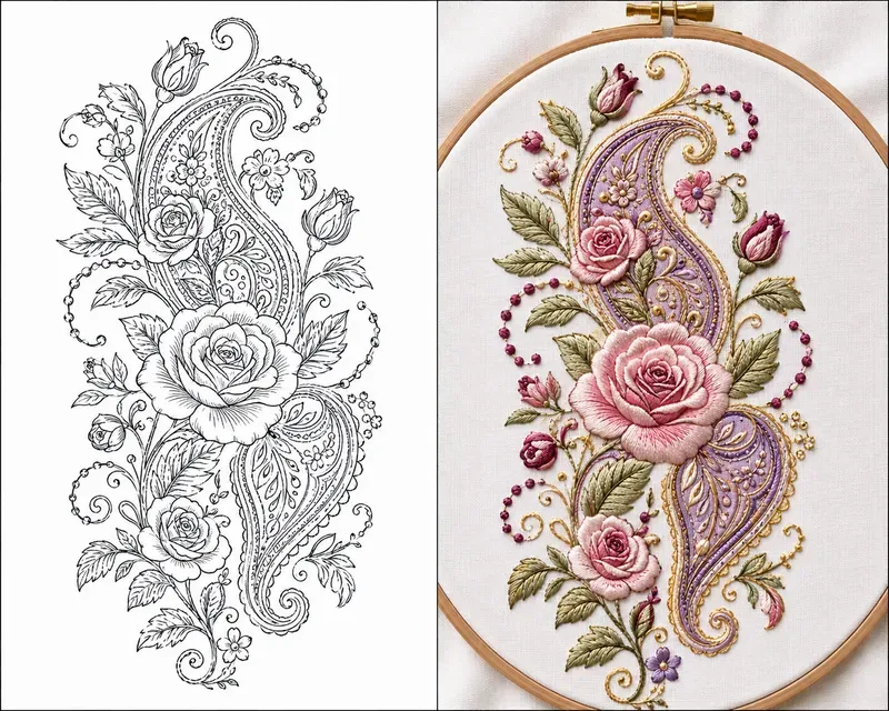 Embroidery Pattern Templates