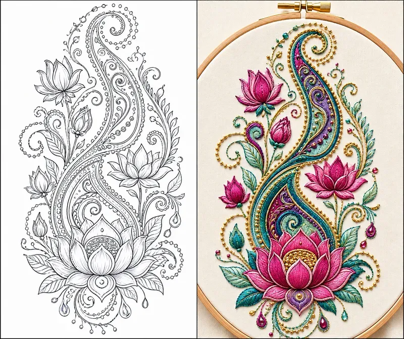 Embroidery Pattern Templates
