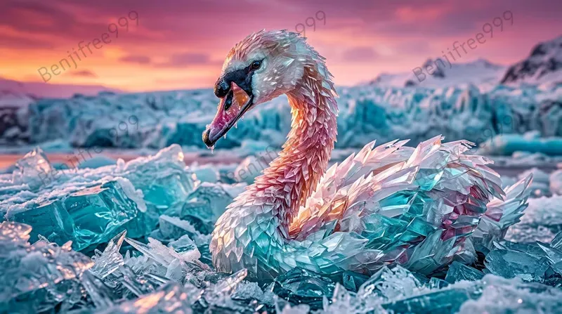 Frozen Crystal Photoreal Animals