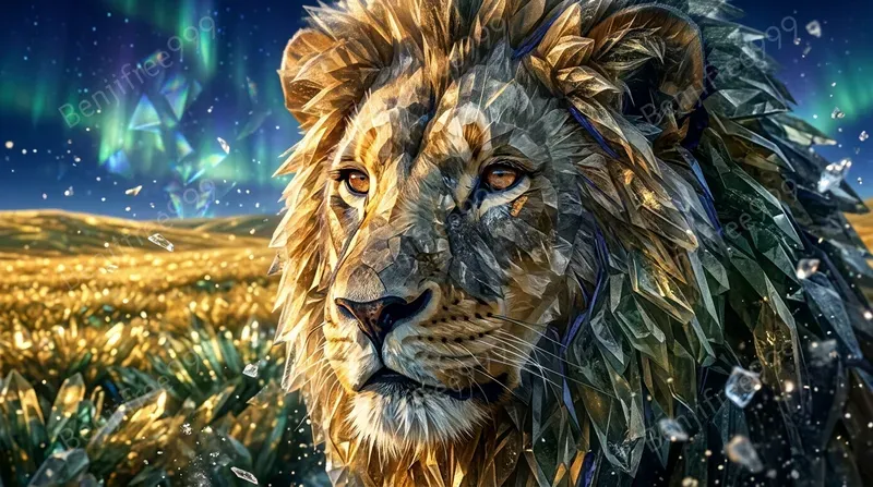 Frozen Crystal Photoreal Animals