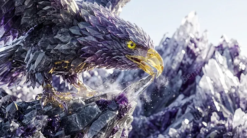 Frozen Crystal Photoreal Animals