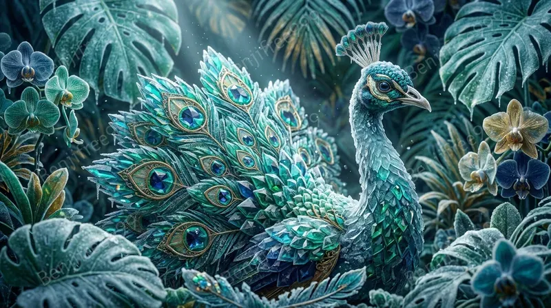 Frozen Crystal Photoreal Animals