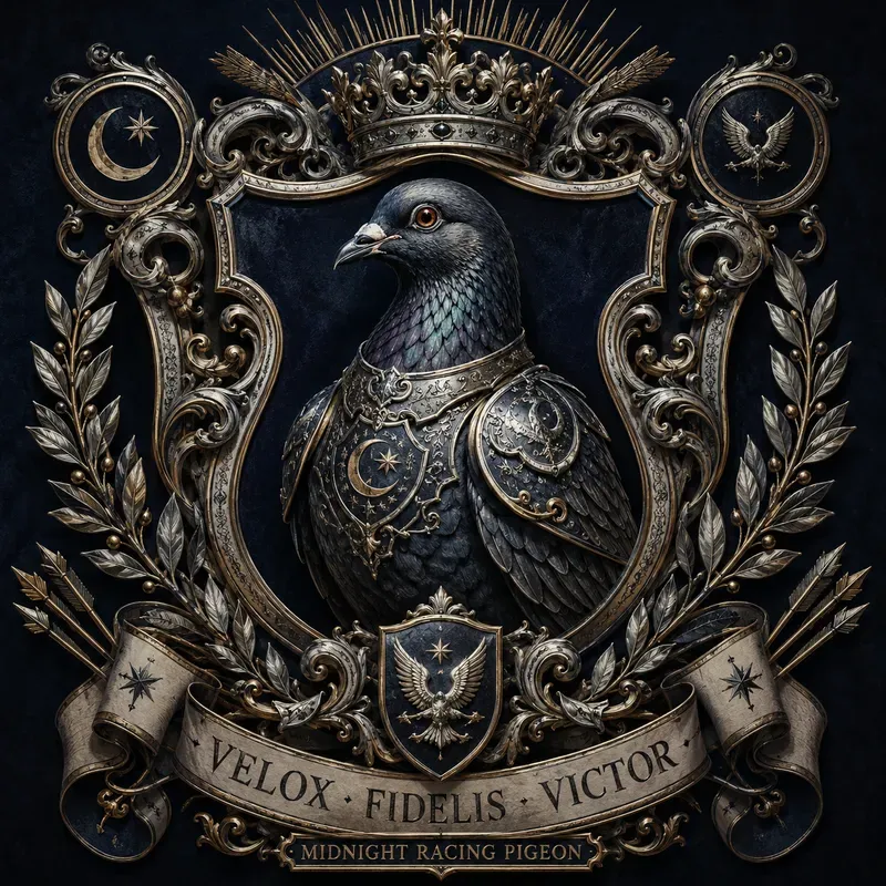 Aesthetic Pigeon Crest Generator
