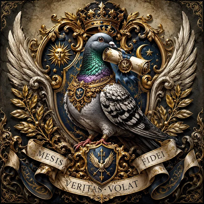 Aesthetic Pigeon Crest Generator
