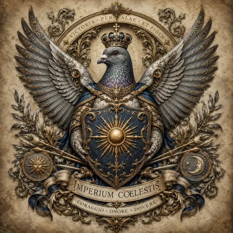 Aesthetic Pigeon Crest Generator