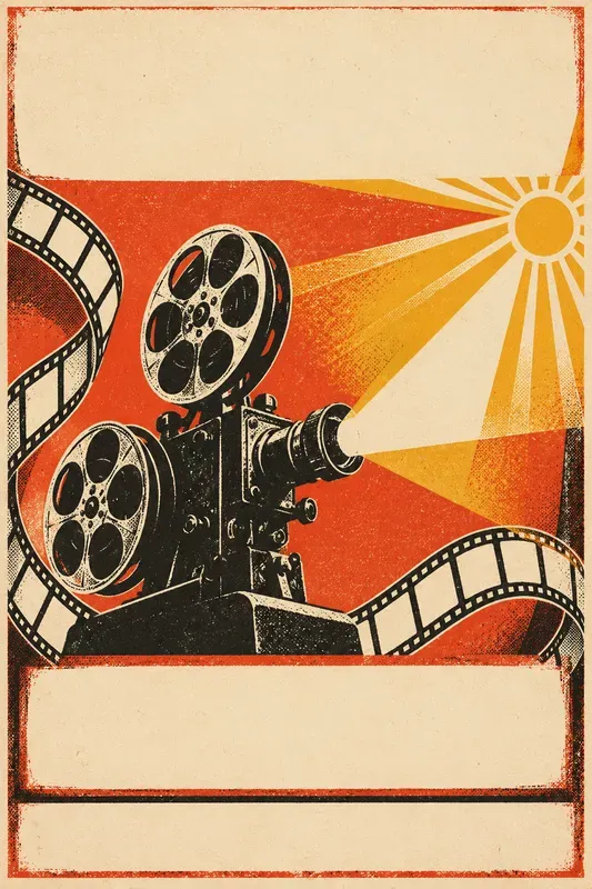 Vintage Riso Event Poster Studios