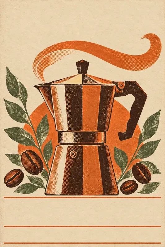 Vintage Riso Event Poster Studios