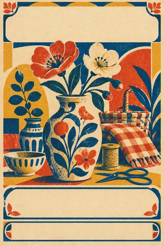 Vintage Riso Event Poster Studios
