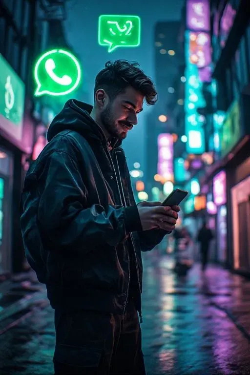 Neon Messaging Lifestyle Portraits